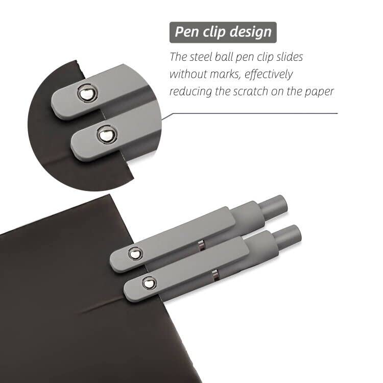 5 Pack Gel Pens for Smooth Writing and Journaling