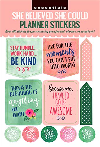 She Believed She Could Planner Stickers