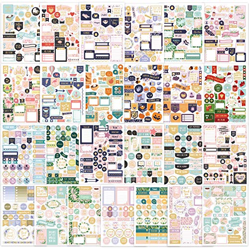 Aesthetic Greenery Planner Stickers – Over 1100 Designs