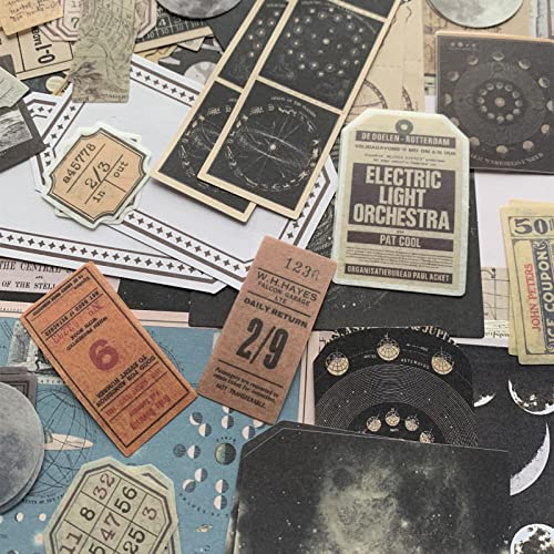 200 Aesthetic Vintage Stickers for Journals and Scrapbooking