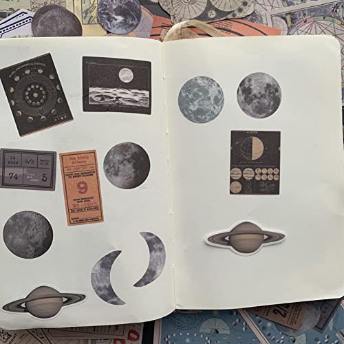 200 Aesthetic Vintage Stickers for Journals and Scrapbooking