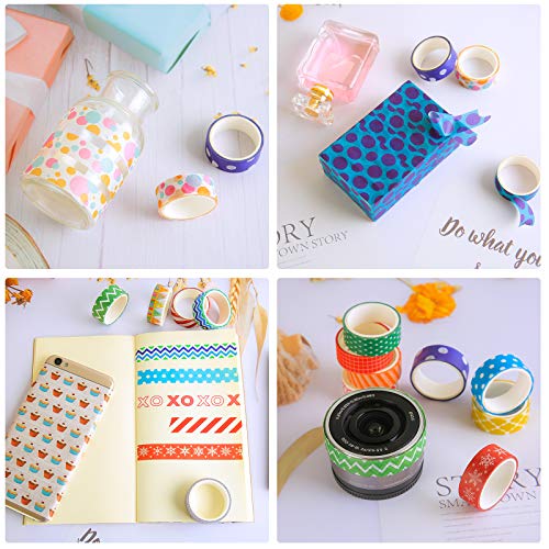 Okyanus 60 Rolls of Colorful Decorative Washi Tape