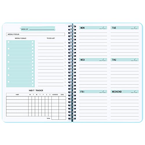 A5 Undated Weekly Goal Planner