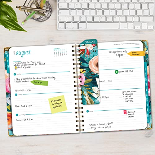 Academic Year 2023-2024 Teal Floral Planner