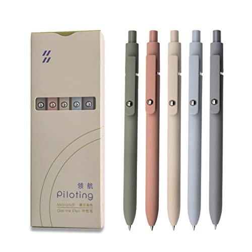 5 Pack Gel Pens for Smooth Writing and Journaling