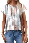 Alaroo Women's Trendy Summer Short Sleeve Tops