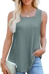 WEESO Women's Loose Fit Square Neck Tank Top