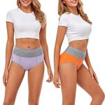 CULAYII Women's High Waisted Cotton Briefs