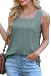 WEESO Women's Loose Fit Square Neck Tank Top