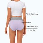 CULAYII Women's High Waisted Cotton Briefs