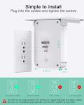 Surge Protector Wall Outlet Extender with USB Ports