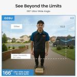 AOSU 2K Wireless Video Doorbell with Alexa Integration