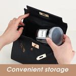 50PCS Black Seamless Hair Ties for Thick Hair