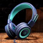 Kids Foldable Stereo Headphones - Tangle-Free Design
