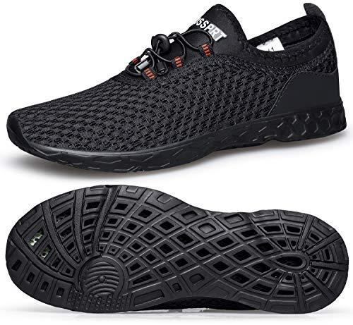Quick Dry Men's Aqua Sports Shoes - All Black