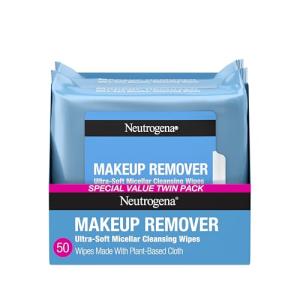 Neutrogena Micellar Makeup Remover Wipes Twin Pack