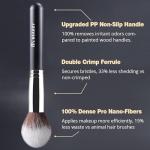 BEAKEY Makeup Brush Set with Blending Sponges