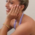 PAVOI 14K Yellow Gold Link Drop Earrings