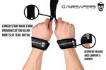 Gymreapers Padded Wrist Straps for Weightlifting