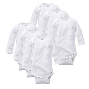 Gerber Baby 6-Pack Long-Sleeve Bodysuits 0-3 Months