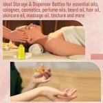 8-Pack Mini Clear Glass Bottles with Funnels