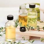 8-Pack Mini Clear Glass Bottles with Funnels