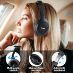 TOZO HT2 Wireless Noise-Cancelling Headphones with 60H Playtime