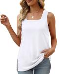 Summer Square Neck Casual Tank Top for Women