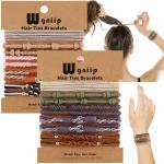 20 Boho Hair Ties - 5 Styles, 10 Colors