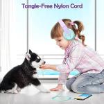 Candy Bila Kids Headphones with Microphone, Foldable