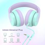 Candy Bila Kids Headphones with Microphone, Foldable