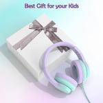 Candy Bila Kids Headphones with Microphone, Foldable