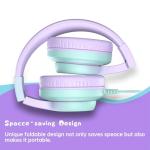 Candy Bila Kids Headphones with Microphone, Foldable