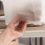 IRIS USA 6-Pack Stackable Plastic Storage Bins