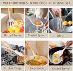 33-Piece Non-Stick Silicone Kitchen Utensils Set