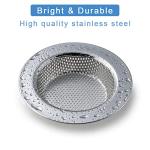 Honmein 2-Pack Kitchen Sink Strainers, Double-Layer Design