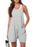 ANRABESS Women's Summer Loose Sleeveless Romper
