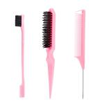 3-Piece Slick Back Hair Brush Set