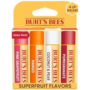 Burt's Bees Lip Balm Variety Pack - 4 Tubes
