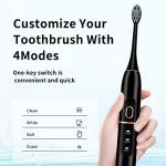 Kingheroes Electric Toothbrush Set with Travel Case