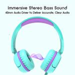 IMYB V1 Kids Foldable Tangle-Free Headphones