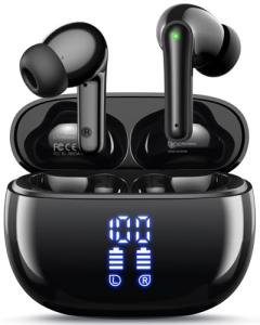 HUIFU Wireless Earbuds with 40H Playtime and Mic