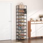 10-Tier Tall Shoe Rack for 20-25 Pairs