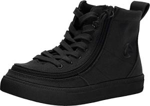 Kids Classic Lace High Top Sneakers - Black