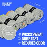 Quick Dry Silver Gym Towel for Workouts