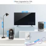 EIGHTREE Smart Plug: 15A Wi-Fi & Bluetooth Control