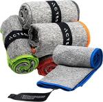 Quick Dry Silver Gym Towel for Workouts