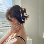 LUKACY 6 Pack Large Gold Hair Claw Clips