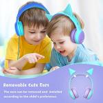 Cat Ear Kids Headphones with Volume Limit