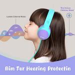 Cat Ear Kids Headphones with Volume Limit